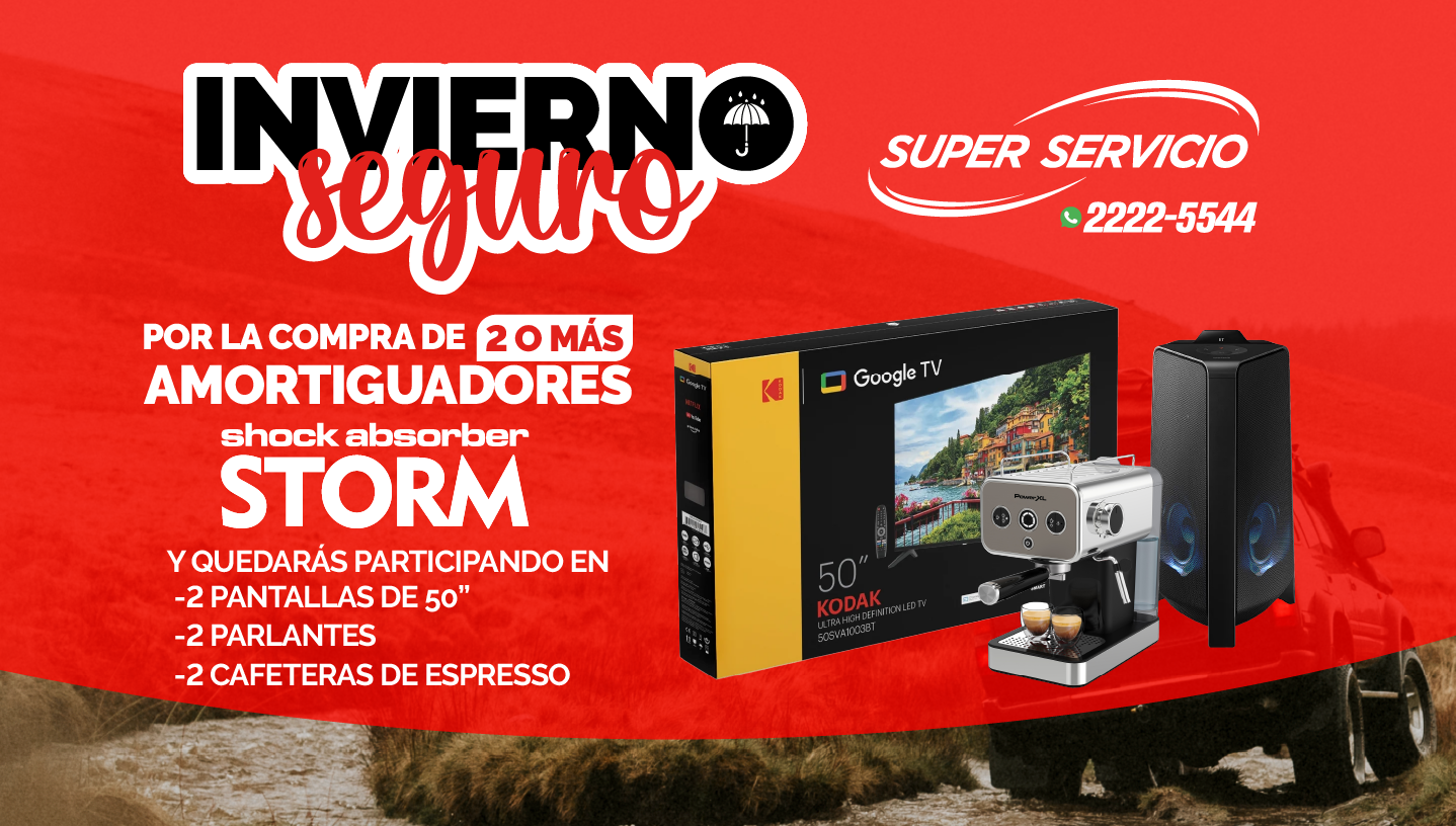 Participá en el sorteo al comprar 2 o más amortiguadores imagen